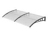 Window Door Awning Canopy 965 x 1987 mm, UPF 50 Polycarbonate Entry Door Outdoor Window Awning V952-MCZYPYCBS4080JUOZV0