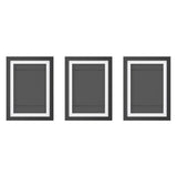 Artiss Photo Frame A4 3PCS Set PFS-A4-3P-BK