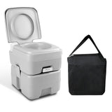 Weisshorn 20L Portable Camping Toilet Outdoor Flush Potty Boating With Bag CAMP-TOILET-20L-T-FC