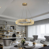 BAMDECOR C3319 Modern Crystal Chandeliers Lighting Contemporary Round Chandelier Lighting V255-BAM-C3319-1-60