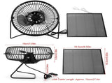 USB Solar Panel Powered Mini Portable Fan for Cooling Ventilation Home Travelling Fishing V1294-YM0722-JY03124