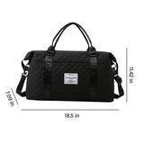 Travel Duffel Bag, Weekender Bags For Women, Overnight Gym Carry On Tote Bag With Wet Pocket, V1366-AZ2-W-25370