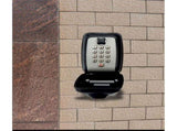 Key Lock Box for Outside, Sturdy Waterproof Wall Mount Lock Box for House Key, 12-Digit Combination V1192-AZ-W-3073
