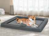 PaWz Memory Foam Pet Bed Calming Dog L Large PT1183-L-GY