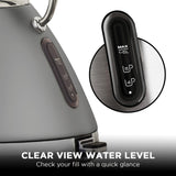 Morphy Richards 1.5L Venture Collection MRVK15SG Pyramid Kettle in Steel Grey