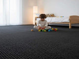 5m Black Carpet Tiles Set Commercial & Domestic Flooring for Office, Retail, Home V63-952971