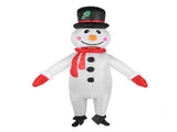 5.9ft Snowman Inflatable Costume Water Resistant Funny Snowman Blow Up Suit for Hallowmas Carnivals V1294-YM0901-3115240123911