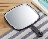 Extra Large Black Handheld Mirror with Handle V178-43901