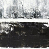 120X120cm Tonal Trilogy Black Framed Hand Painted Canvas Wall Art V411-SOK-HMTWF-12693G