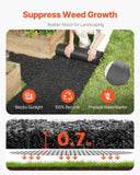 VEVOR Rubber Mulch Roll for Landscaping 96 x 22in Rubber Mulch Mat Pathway V952-XJJFGW96INCH6L1CBV0