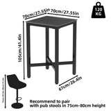 Tall Square Sintered Stone Bar Table V767-JJ-XZ1162-WKH-V1