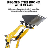 BAUMR-AG BSR5000 Mini Loader Skid Steer, with Bucket, 10hp OHV 4-Stroke Petrol Engine, 200kg Rated V219-GSDSKDPCTB5A