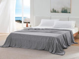 Blue Queen Size 200x150CM Cooling Blanket for Hot Sleepers - Lightweight Breathable All-Season V888-ELOSUNG42213