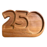 250th Anniversary USA Wooden Snack Platter, 2026 Commemorative Charcuterie Serving Tray for V1366-AZ2-W-20895