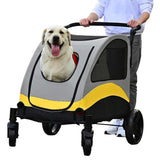 XL Dog Stroller Pet Pushchair Foldable Travel Cart V178-66760