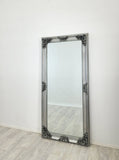 Deluxe French Provincial Ornate Mirror - Antique Silver - 90cm x 170cm V292-M-DLUX-M-SILVER