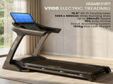 Powertrain V1100 Treadmill Electric Exercise Machine 15.6 Wifi TFT Touch Screen Home Gym Cardio TML-LJJ-V1100