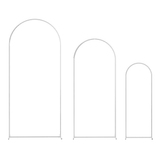 Metal Arch Backdrop White Stand Wedding Arch Stand Set of 3 Square Arched Frame for V985-METALBACKDROPWHITE