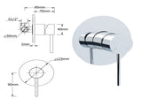 WELS Twin Shower Set Large Round 12" Rainfall Head 3 Modes Handheld Silde Rail Mixer V1233-C4902B22HR002M4CKSR112KRD201CR