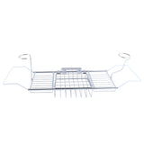1Pcs Bathroom Bath Shower Tub Bathtub Caddy Storage Organizer Holder Soap Red Wine Rack Holder V1294-YM0722-JYJJ37600
