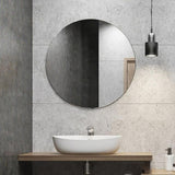 80cm Round Wall Mirror Bathroom Makeup Mirror by Della Francesca V63-831481