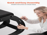 Ergonomic Kneeling Chair, Wooden Posture Knee Chair with Adjustable Thick Foam Cushions & Solid Wood V952-JYKGYHSBDLWKT4TV5001V0