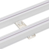 1.5m Double Curtain Tracks Aluminium Rail & Brackets For Both Curtain and Sheer with ceiling and V63-849681