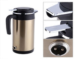 850mL 12V Portable in Car Stainless Steel Electric Heating Cup Boiling Water Bettle Travel Use V1294-YM0722-JYA02657