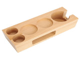Coffee Tamper Base Multifunction Beech Coffee Distributor Tamping Station Accessories for Coffee V1294-YM0901-3118230479511