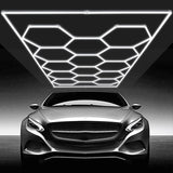 Hexagon Garage Lights 86400LM 5 Grid Honeycomb LED Shop Ceiling Light V952-PJXCKDBSLBX8QPB8PV3