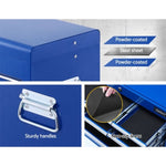 Giantz 10 Drawer Tool Box Cabinet Chest Toolbox Storage Garage Organiser Blue TB-10DR-CHEST-BL