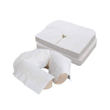 100 count white Disposable Face Cradle Covers Medical-Grade,Ultra Soft,Luxurious,Non Sticking V1366-AZ2-W-04352