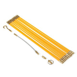 10 Pcs Fiberglass Rods Connection Wires Cables Under Floorboards Orange V1192-AZ-W-30960