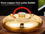 Hot Water Bottle with Cover, Copper Feet Warmer, Portable Hot Water Bottle Thermos, Winter Body V1192-AZ-W-14671