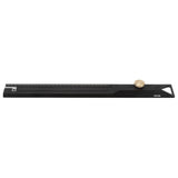 Aluminum Alloy Straight Ruler 25cm Precise Scale Professional for Woodworking Drawing Measuring Tool V1294-YM0901-3114240054311