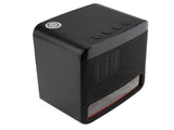 Space Heater 1000W PTC Ceramic Fast Heating Desktop Portable Electric Heater with 3D Realistic Flame V1294-YM0901-3113240295412