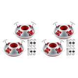 4X Hummingbird Feeder Bottom Base Replacement Parts Set Plastic Outdoors Hummingbird Feeder Bottom V1369-AZ3-W-11501