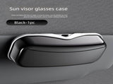 Car Travel Three-Piece Set Push-Open Eyeglass Case, Universal Storage Case, and Secure V1102-QCZYBYJH002