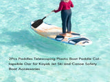 2Pcs Paddles Telescoping Plastic Boat Paddle Oar for Kayak Jet Ski and Canoe Boat Accessories V1192-AZ-W-22997