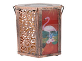 Garden Hanging Lights Waterproof LED Decorative Lighting Hexagonal Bird Pattern Lantern for Home V1294-YM0521-3119230045311