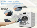 Washable Dog Car Seat Bed Pet Booster Seat Carrier with Safety Leash Portable Travel Bed for Small V767-P-XD2262-BK