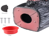 Fake Owl Decoys to Scare Birds Away, Rotating Head Sculptures, Nature Enemy Scarecrow Plastic V1258-DP02-C-331