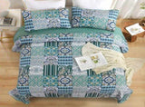 Exquisite Regal Purple 3 Pc Bedspread & Pillow Cover Set V745-MAC090438Q13U