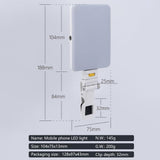 Rechargeable Clip Fill Light - 60 Leds 3 Light Modes Front & Back Clip A Type Blue V562-2059194060DBT