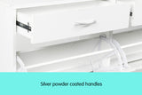 Shoe Cabinet Organizer Storage Rack 1200 x 240 x 920 - White CBT-120-024-092-WH