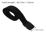 Masteelf Nylon Belt Waist Belt Plastic Buckle Casual Style Waist Belt Adjustable Belt V1189-LWWAL-20260327-03568