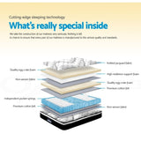 Giselle Bedding 32cm Mattress Euro Top King Single MATTRESS-0907-KS