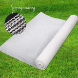 Instahut 50% Shade Cloth 1.83x50m Shadecloth Garden White SH-CL-DL-183X500-100-R-WH