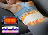 Heating Pad for Back Pain Relief Portable Cordless Heat Pad with Massager for Period Cramps, V1192-AZ-W-0268