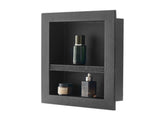 Shower Niche 40.6 x 50.8 x 10.2 cm Recessed Wall Divider Shelf Bathroom V952-SLLYBK2C16INJ0D06001V0